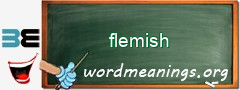 WordMeaning blackboard for flemish